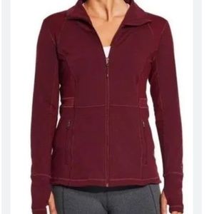 Calia Core fitted full zip sweatshirt jacket large
